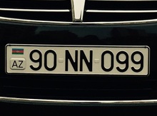Avtomobil qeydiyyat nişanı - 90-NN-099