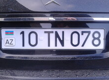 Avtomobil qeydiyyat nişanı 10-TN-078