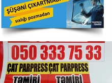 Avtomobil şuşələrin təmiri və satışı (çat podpress təmiri)