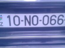 Avtomobil qeydiyyat nişanı - 10-NO-066