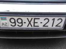 Avtomobil qeydiyyat nişanı - 99-XE-212 itib