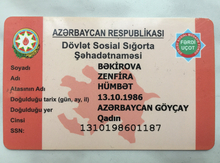 Sosial sığorta kartı tapılıb