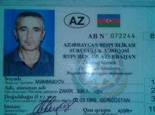 Sürücü vəsiqəsi tapılıb