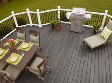 Kompozit taxta hovuz, terras və kafe döşəməsi (decking)