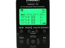 Yongnuo YN-622C-TX E-TTL Wireless Flash Controller for Canon and 2x trigger