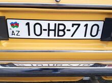 Avtomobil qeydiyyat nişani - 10-HB-710