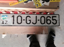 Avtomobil qeydiyyat nişanı - 10-GJ-065