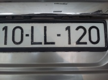 Avtomobil qeydiyyat nişanı - 10-LL-120