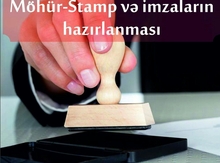 Möhür və imzaların hazırlanması