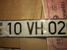 Avtomobil qeydiyyat nişanı tapmışam - 10-VH-020