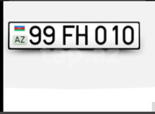 Avtomobil qeydiyat nişanı - 99-FH-010