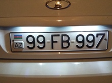 Avtomobil qeydiyyat nişanı - 99-FB-997