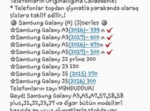"Samsung" telefonları