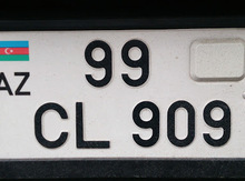 Avtomobil qeydiyyat nişanı - 99-CL-909