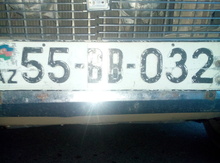 Avtomobil qeydiyyat nişanı - 55-BB-032