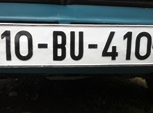 Avtomobil qeydiyyat nişanı - 10-BU-410
