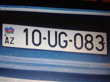 Avtomobil qeydiyyat nişanı - 10-UG-083