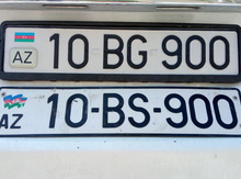 Avtomobil qeydiyyat nişanları - 10-BG-900/10-BS-900