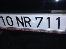 Avtomobil qeydiyyat nişanı 10-NR-711