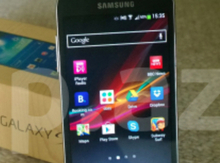 "Samsung Galaxy S4 mini" ekranı