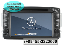 "Mercedes Benz C-class 2000-2004 W203" üçün DVD-monitor