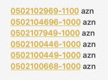 Azercell nömrə – 050-210-29-69
