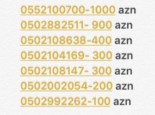 Azercell nömrələr