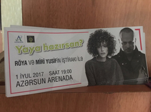 "Röya və Miri Yusif" konsertinə bilet