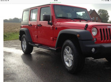 "Jeep Wrangler Sahara" təkərləri