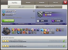 "Clash of Clans" oyun akkauntu