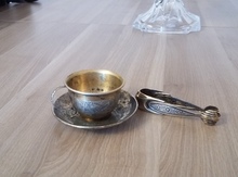 Gümüş fincan dəsti