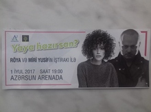 "Röya Miri Yusif" konsert bileti