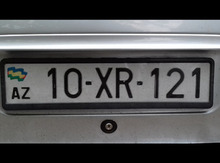 Avtomobil qeydiyyat nişanı - 10-XR-121