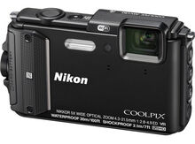 Nikon COOLPIX AW130 Waterproof Digital Camera Black