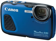 Canon PowerShot D30 Waterproof Digital Camera Blue