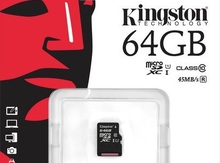 Micro SD "Kingston Class10", 64GB
