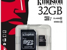 MicroSD "Kingston", 32GB