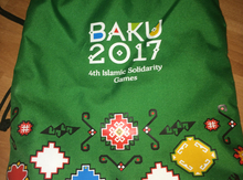 Baku 2017 çantası