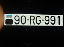 Avtomobil qeydiyyat nişanı - 90-RG-991