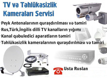TV və təhlükəsizlik avadanlıqlarının quraşdırılması