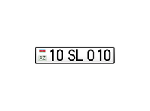 Avtomobil qeydiyyat nişanı - 10-SL-010