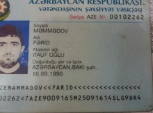 Şəxsiyyət vəsiqəsi və digər sənədlər itib
