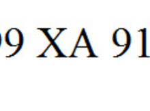 Avtomobil qeydiyyat nişanı - 99-XA-919