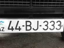 Avtomobil qeydiyyat nişani - 44-BJ-333