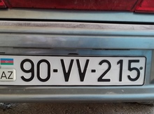Avtomobil qeydiyyat nişanı - 90-VV-215