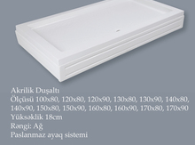 Akrilik duşaltı