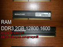 Ram "DDR3 2GB 12800 1600"