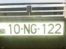 Avtomobil qeydiyyat nişanı - 10-NG-122