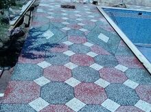 Beton döşəmə mozaika