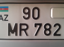 Avtomobil qeydiyyat nişanı - 09-MR-782